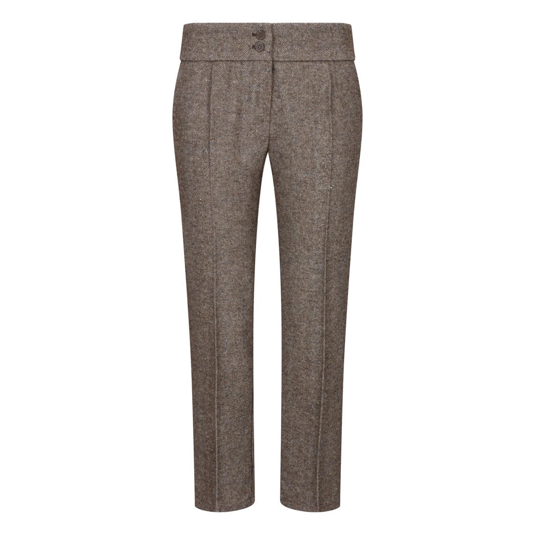 WSN06 - Naisten 1920-luvun tweed-puku: Blazer, liivi ja housut – tyylikäs klassikko, joka huokuu vintage-glamouria!